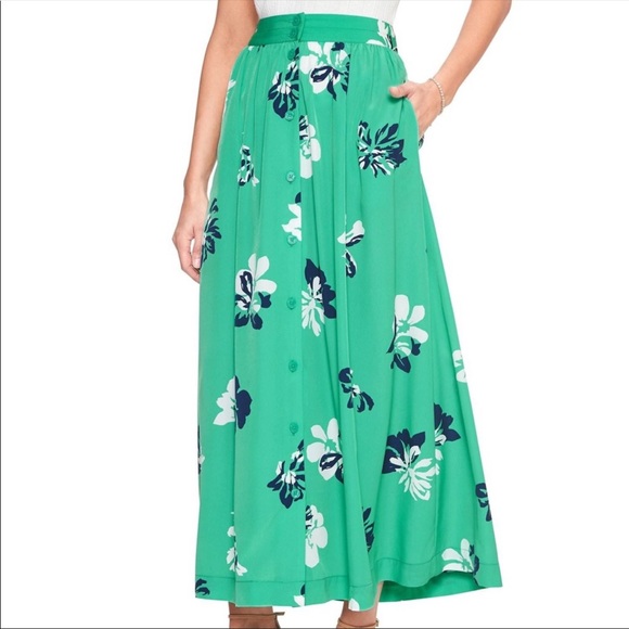 Banana Republic Dresses & Skirts - Banana Republic Floral Button Down Maxi Skirt